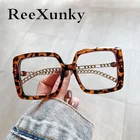 Оправа для компьютерных очков унисекс, квадратная, с защитой от сисветильник, винтажные, 2021