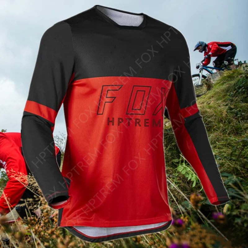 

motorcycle mountain bike team downhill jersey MTB Offroad fxr bicycle locomotive shirt cross country mountain hptrem fox jersey