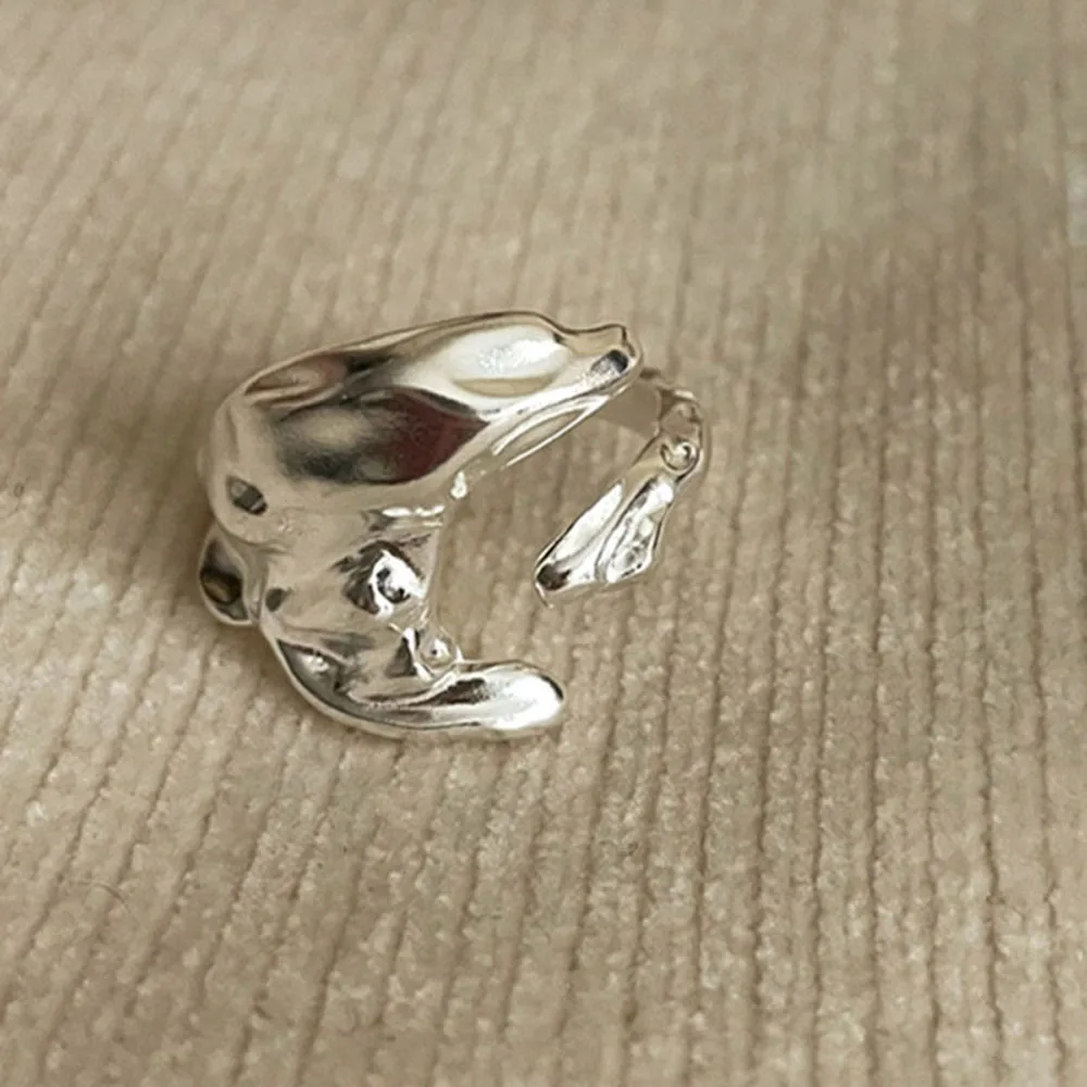 

Retro Fashion Women Irregular Finger Ring The Geometric Hyperbole Personality Ring Punk Women Jewelry For Party Gift Rings