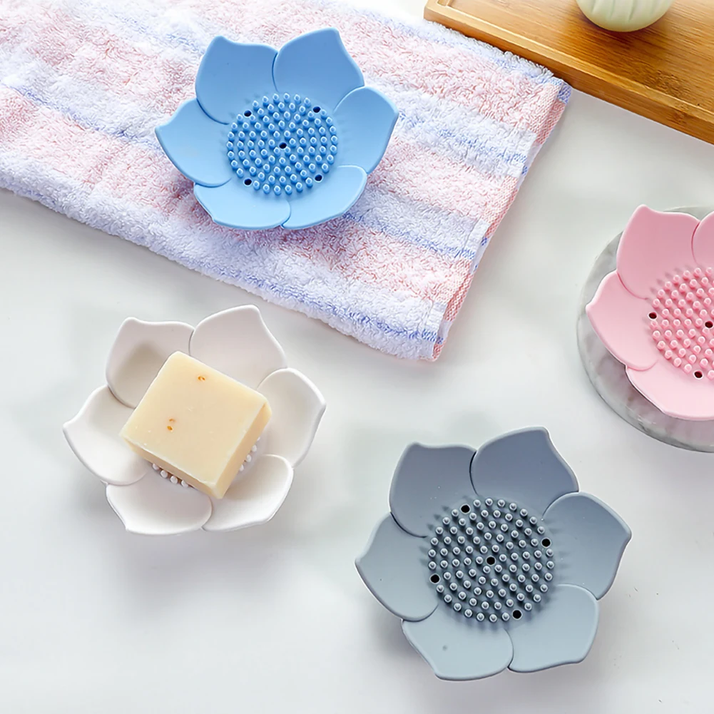 Креативный Вишневый держатель для мыла нескользящая портативная мыльница