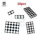 Держатель-распорка для клетки, 1x2, 1x3, 3x5, 3x6, 4x, 5, 18650, держатель батареи, нагревательный корпус прокладка из АБС-пластика, держатель для зарядки 18650, 10 шт.