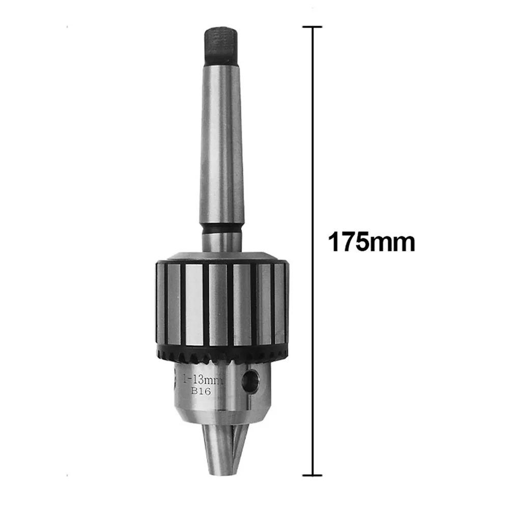 

Drill Chuck & Drill Chuck Adapter Convert Impact Wrench Into Electric Drill 15.3mm Thread MT2 Shank Arbor Keyed 1-13mm