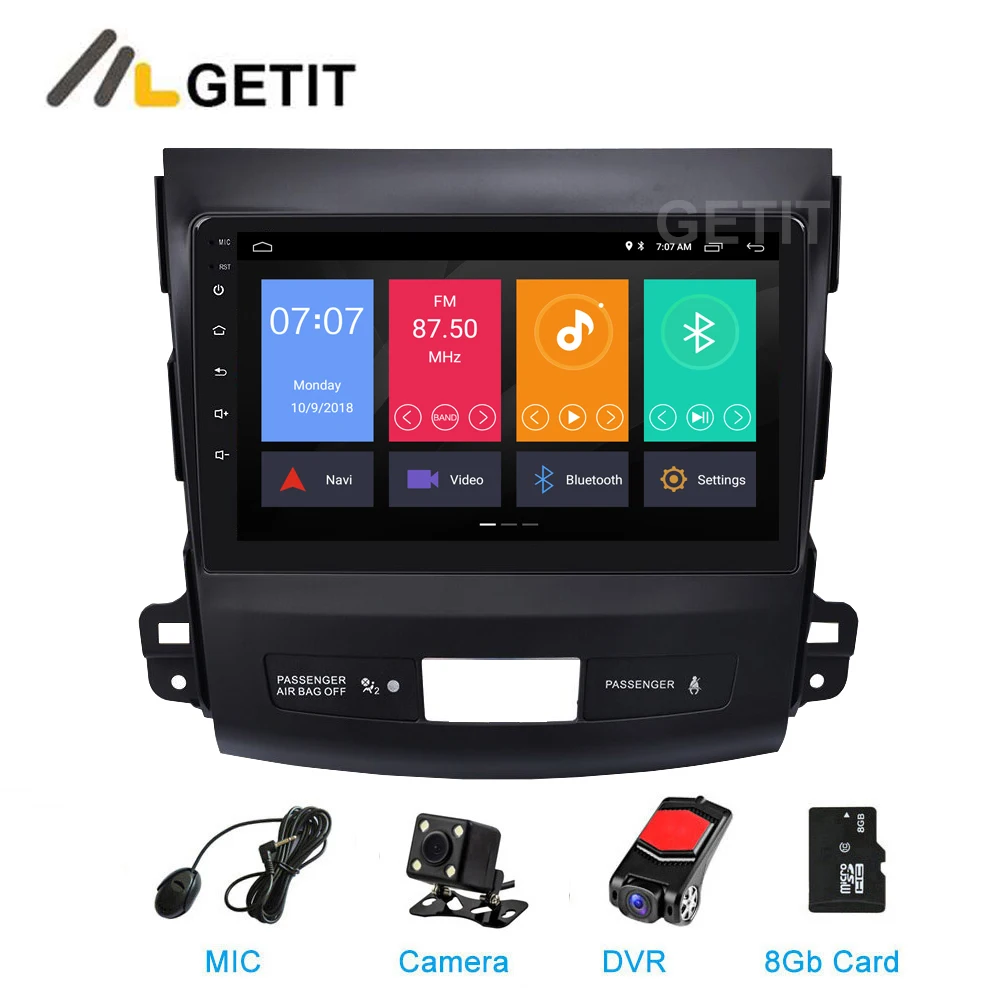 9 &quotAndroid автомобильный радио мультимедиа аудио стерео плеер gps для Mitsubishi Outlander 3