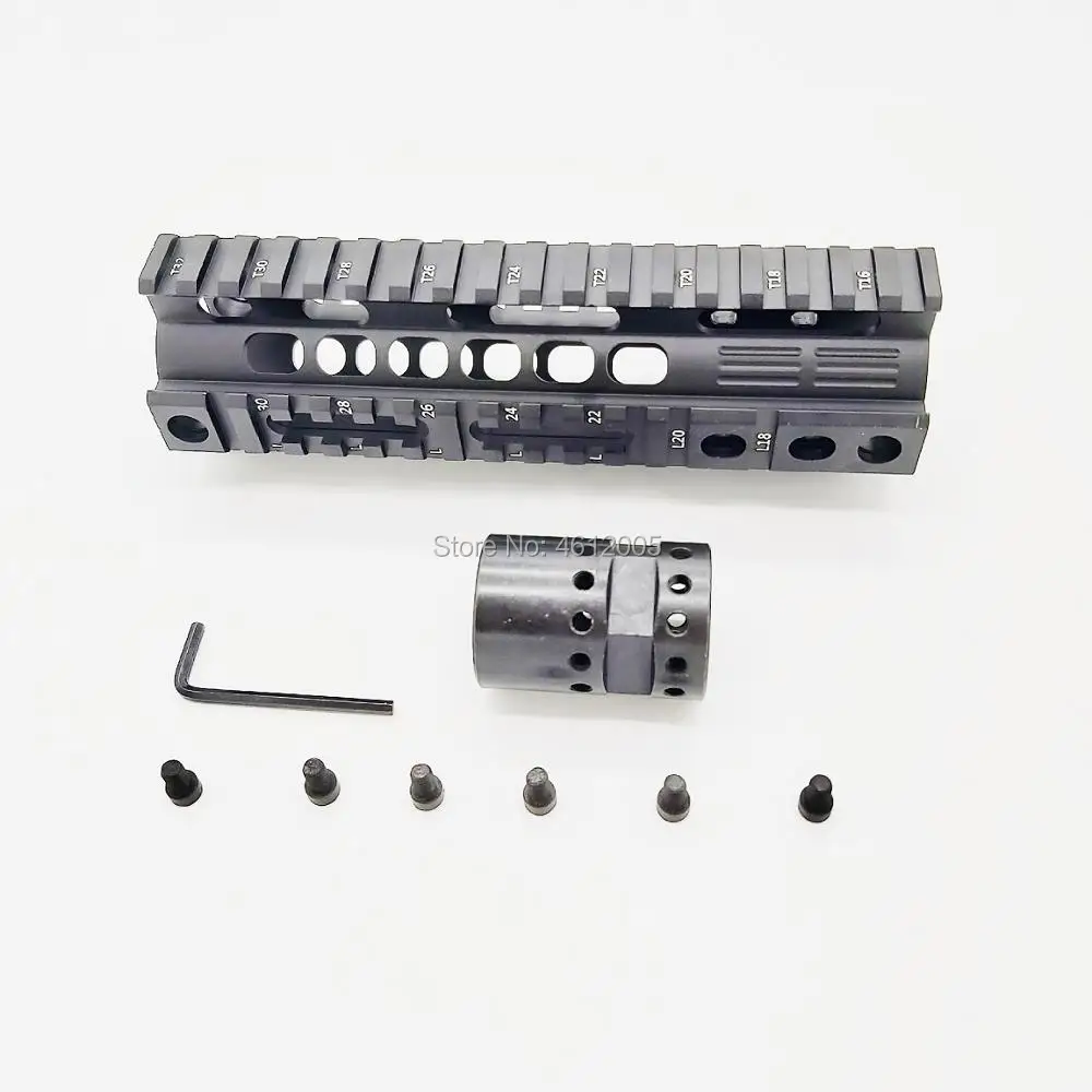 7 дюймов noveske Quad Rai для ar15 handguard 4 weaver/picatinny Rail Rifle Free Floating Handguard QD Поворотный корпус M4