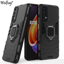 For Oppo Realme 7 Case Bumper Armor Magnetic Suction Stand Full Cover For Oppo Realme 7 8 C3 GT Neo Case Cover For Oppo Realme 7