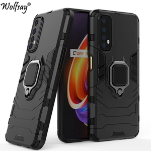 for oppo realme 7 case bumper armor magnetic suction stand full cover for oppo realme 7 8 c3 gt neo case cover for oppo realme 7 free global shipping