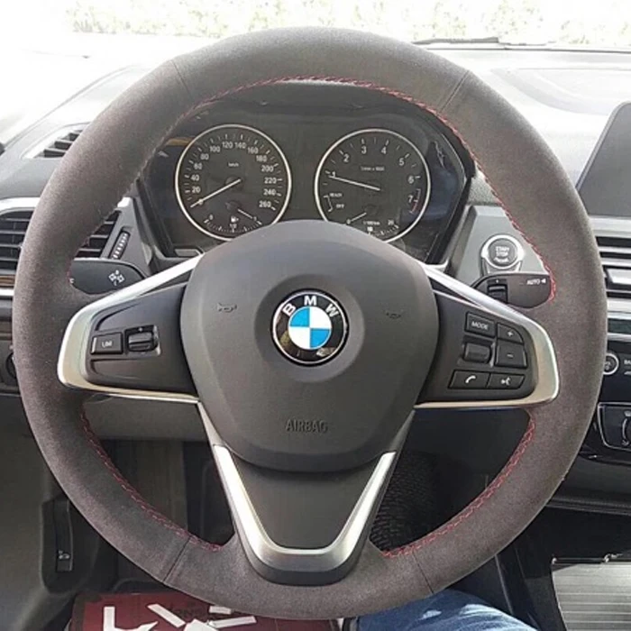 

Для BMW 7 серии M3 M4 M5 3 серии X1 X3 X5 X6 сделай сам ручная работа черная замша