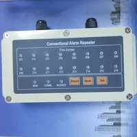 repeater panel 16 zone repeat display panel work with conventional fire alarm panel by rs485