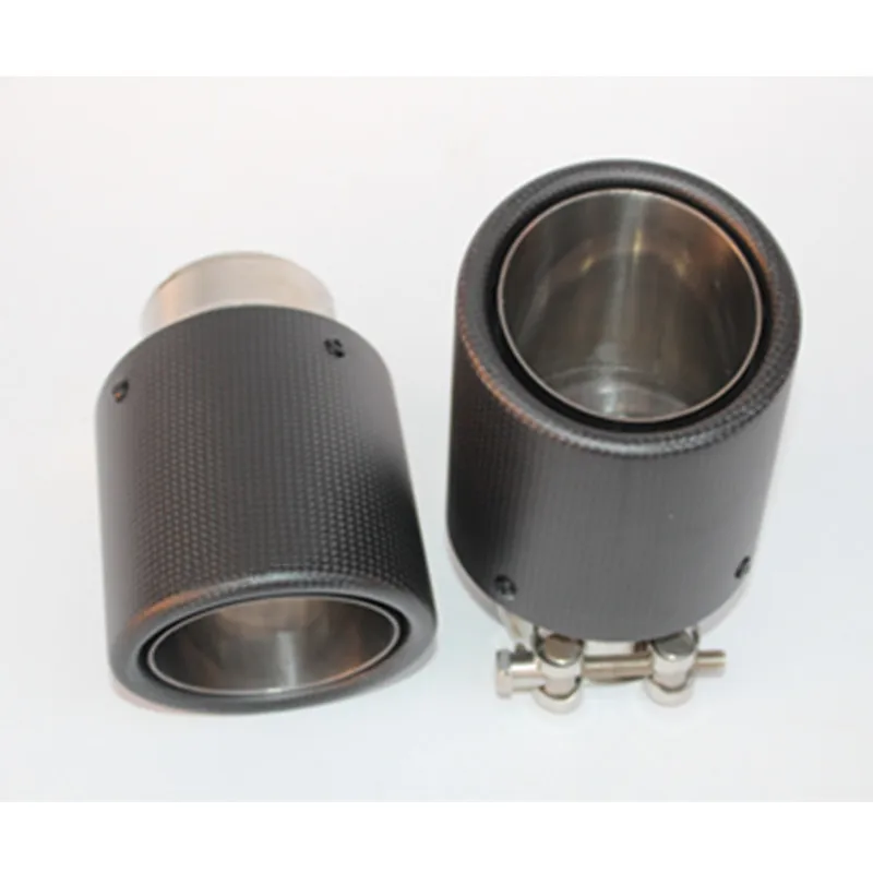 2X настраиваемый наконечник выхлопной трубы из углеродного волокна/Глушитель