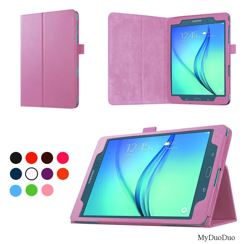 Чехол для планшета для samsung Galaxy Tab A T550 T555 SM-T550 9," Откидная подставка из искусственной кожи, умный чехол, защитная оболочка+ пленка+ стилус