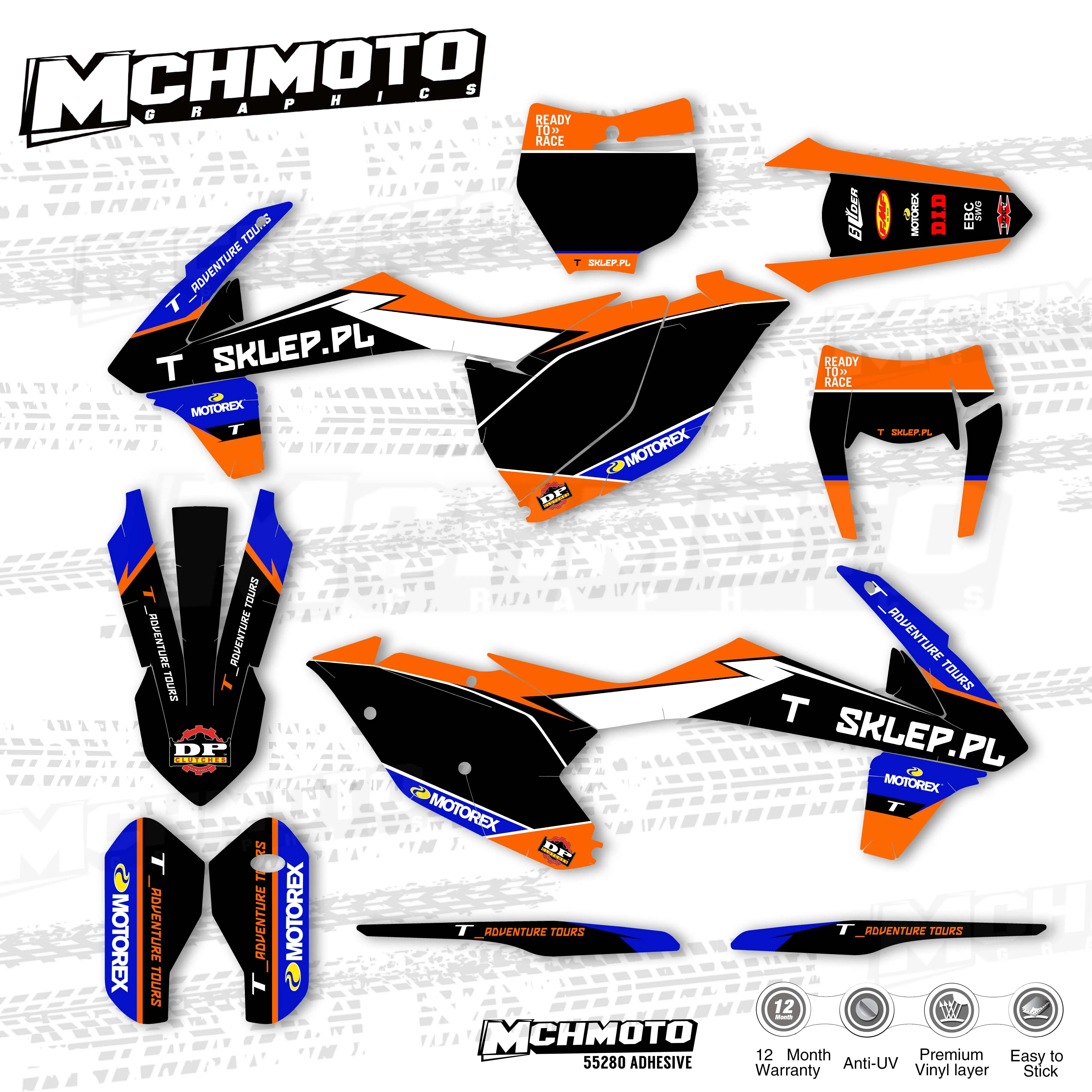 MCHMFG для KTM 125 250 300 350 450 SX SXF 2016 2017 EXC EXCF 2018 графическая фотографика фотографический