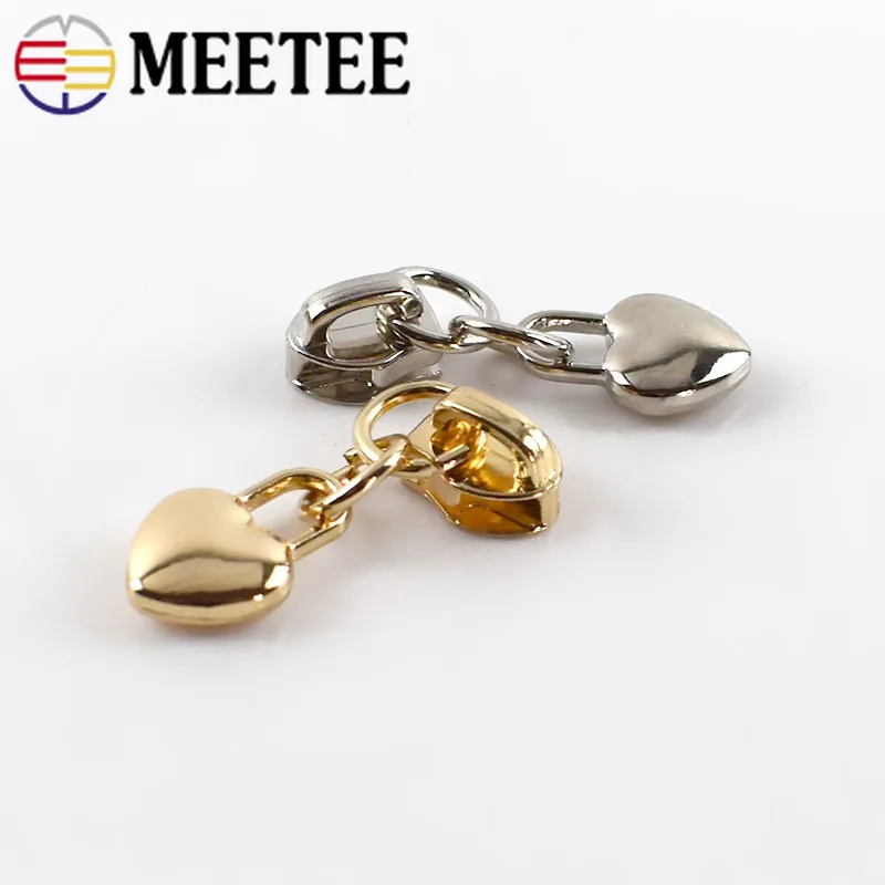 

Meetee 20pcs Meetee Zipper Sliders for 3# Nylon Zipper Clothing Wallet Pocket Zipper Head Bag Zip Repair Kits DIY Accessories