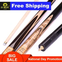 original omin victors 34 split snooker cue one piece cue 10mm tip professional maple shaft with excellent extension and gift