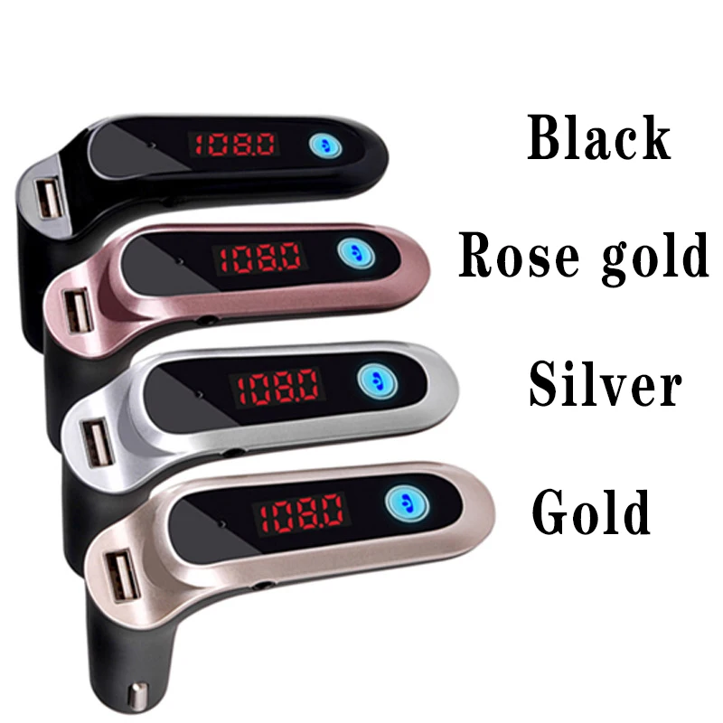 

FM-передатчик MP3 музыкальный плеер USB TF карта Поддержка зарядного устройства для телефона ЖК-дисплей громкой связи Мобильные Телефоны Планше...