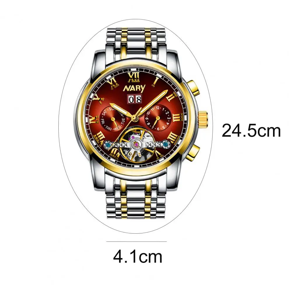 

New fashion Men's Watch Automatic Hollow-out Machine Watch Men Luminous Waterproof for men gift