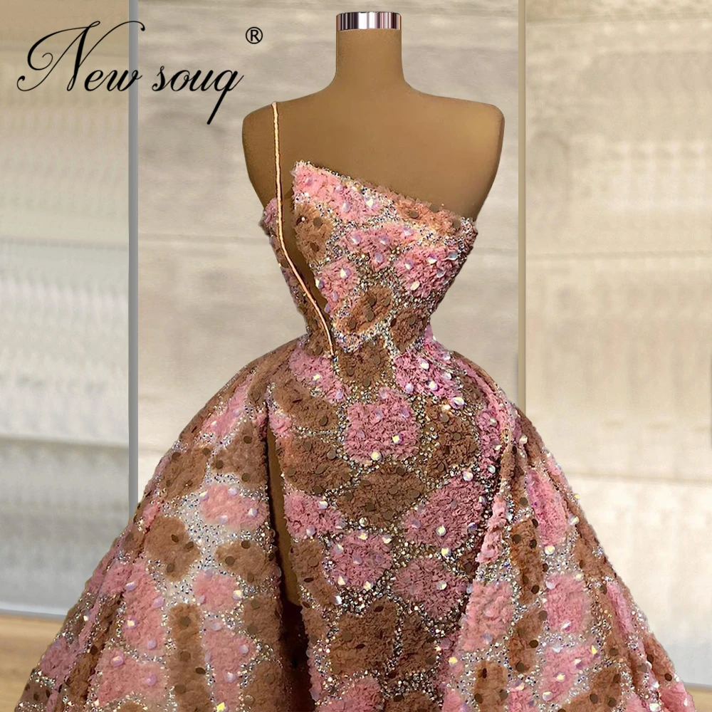 Gorgeous 9 Design Beaded Party Dress Women Evening Dresses Robes Dubai Handmade Celebrity Dress 2021 Arabic Abaya Prom Gowns
