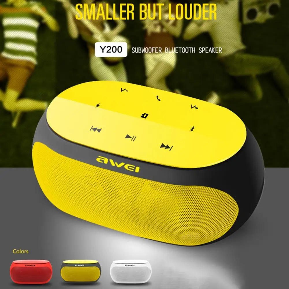 

Awei Y200 Loudspeaker Bluetooth Full Compatibility Mini Mini Bluetooth Stereo