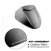for ducati hypermotard 950 sp carbon fiber windscreen windshield wind shield screen motorcycle protector deflectors