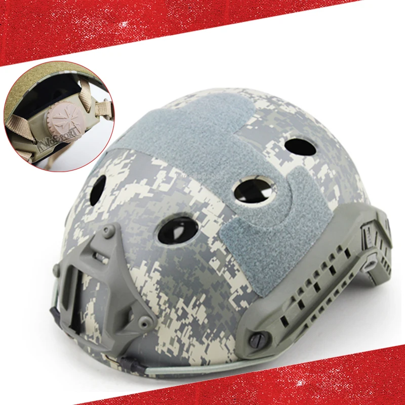 

Регулируемый тактический боевой шлем, военный шлем для страйкбола, стрельбы, PJ, Быстрый Шлем для охоты, пейнтбола, военных игр, защитный шлем