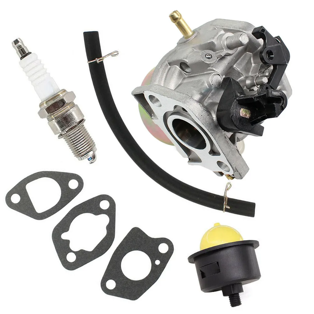 

Carburetor Gasket Spark Plug Set Pump Primer Hose For Brast BRB-RM-18149, BRB-RM-18196 Lawn Mower Garden Repair Tools Trimmer