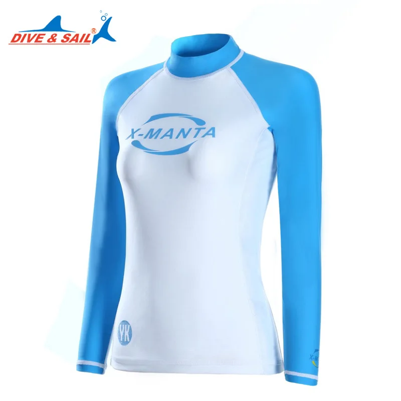 Женская рубашка Рашгард с длинным рукавом UPF 50 + солнцезащитный дышащий