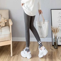 leggings womens thin section wear 2021 new cotton gray sports thin spring and autumn summer tights letters