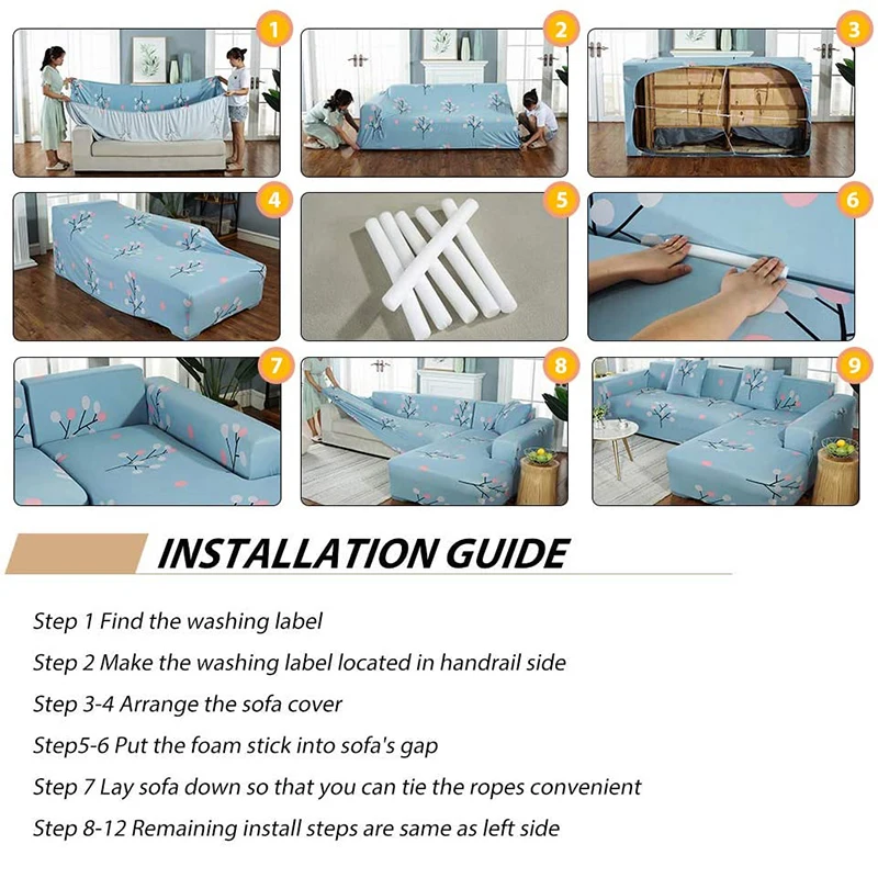 

Elastic Solid Colors Sofa Covers For Living Room Couch Slipcover Stretchable Spandex Sofa Cushion L Shaped Sofa Furniture Cover