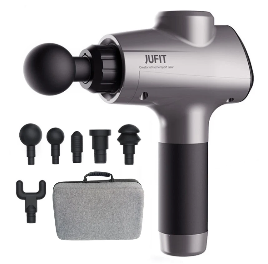 JUFIT массажный пистолет Мышцы Массажер боль в мышцах Управление после того как для