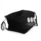 Без уход за кожей лица Studio Ghibli лицевая маска Hayao Miyazaki аниме Унесенные призраками маска унисекс Анти-пыль защитный респиратор муфельная печь