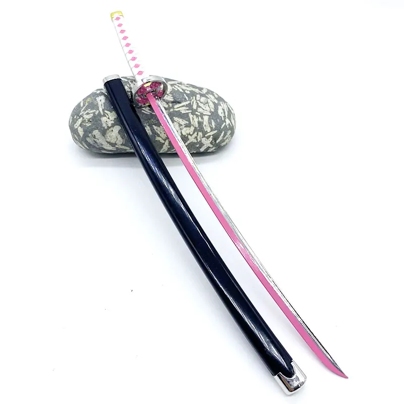 

Demon Slayer Tsuyuri Kanao Nichirin Blade Flower Breathing Katana Anime Sword Small Weapon Replica Collection Gifts