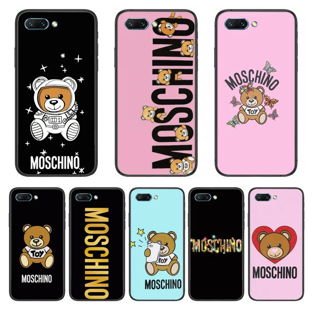 

Italian luxury brand mobile clear Phone Case For Huawei Honor 10 9 8 7 N Pro Lite A C RU Black Etui Coque Hoesjes comic fashio