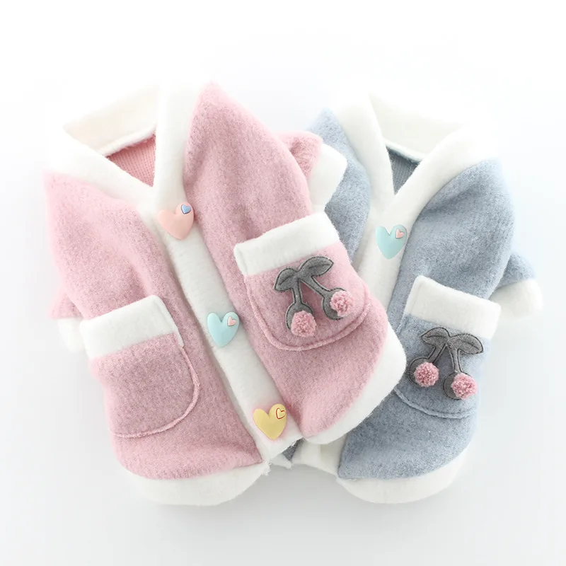 Дизайнерская одежда для маленьких собак домашних животных милая куртка кошек