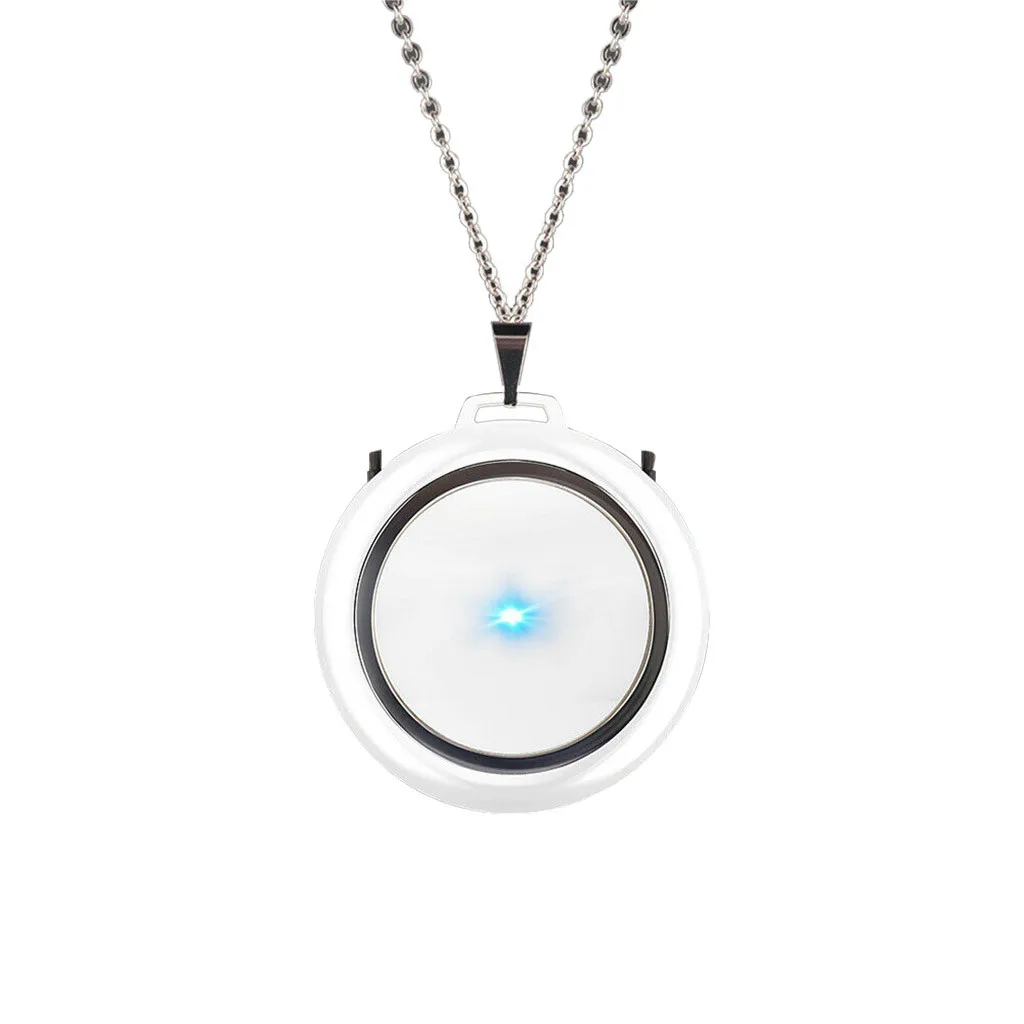 Портативный переносной персональный мини-очиститель воздуха с USB ожерелье