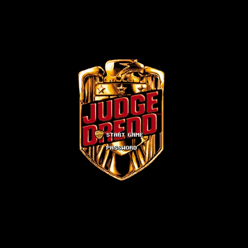 16-битная 46-контактная большая серая игровая карта для игроков в США с судьей Dredd NTSC