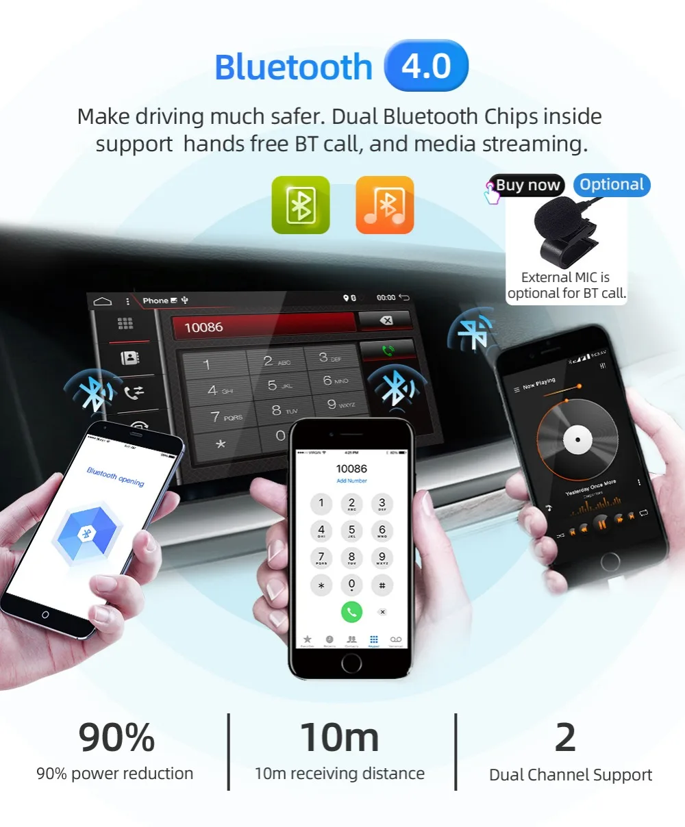 Bosion PX6 4G+ 64G 10,1 дюймов 1 DIN для универсального автомобиля dvd Android 9,0 автомобильный аудио gps Радио BT головное устройство wifi USB SWC gps навигация