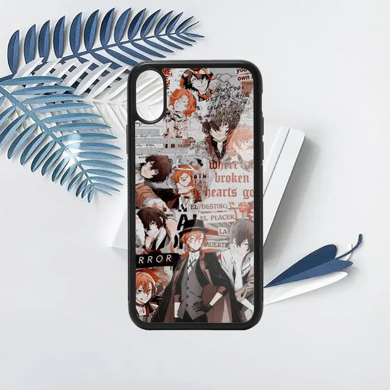 

Bungou Stray Dogs Dazai Osamu Anime high quality luxury Phone CasePC for iPhone 11 12 pro XS MAX 8 7 6 6S Plus X 5S SE 2020 XR