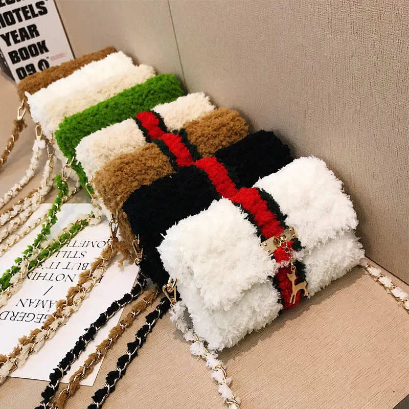 Новинка 2020 плетеная сумка ручной работы из кораллового флиса сетчатый шерстяной