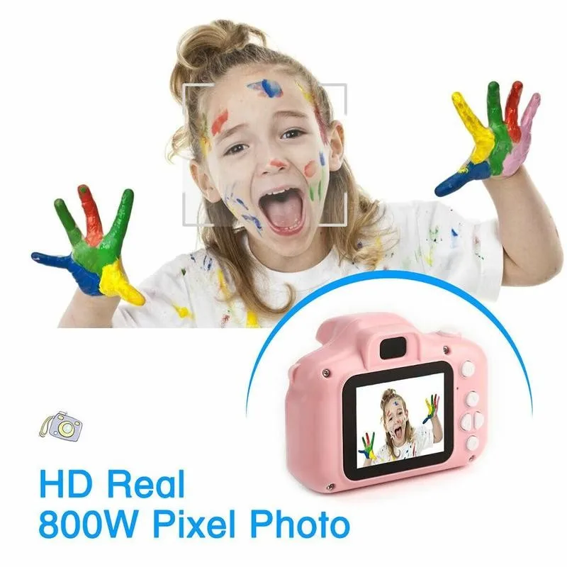 

Real Mini Camera Kids Toys Cartoon Hd Screen Digital Cameras Video Recorder Camcorder Timed Shooting Children's Digital Camera