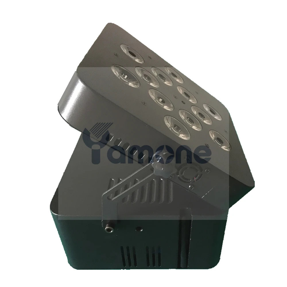 1 шт./лот 12 шт. * 18 Вт 6 в RGBWA + УФ батарея беспроводной DMX512 светодиодный Par свет