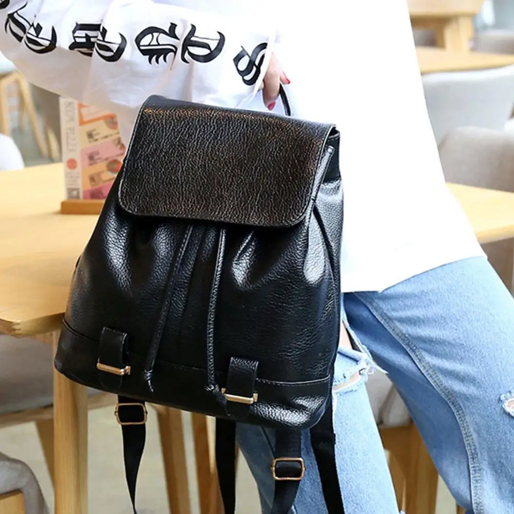 Сумка тоут для отдыха черная практичная дорожная водонепроницаемая PU ткань