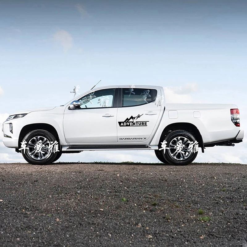 Наклейка на боковой кузов автомобиля приключения виниловая графическая