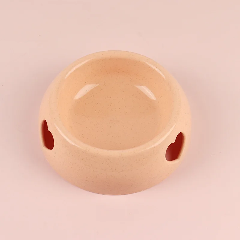 

2021 New Plastic Love Pet Bowl Portable Feeding Food Bowls Cat Food Water Drinking Dish Feeder Cat Puppy Feeding Supplies