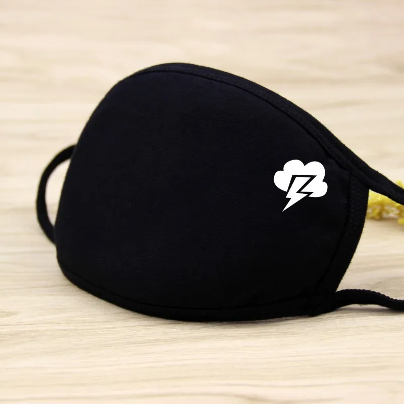 ZWZCYZ PM2.5 миловидный плащ-Пыльник маска пылевой фильтр маска для плавания спортивная обувь для альпинизма шлем унисекс, цвет: черный, 1 шт - Цвет: Thunder