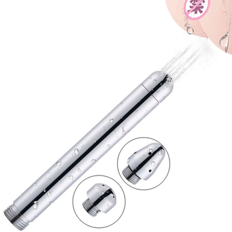 3 стиля алюминиевая пробка для Вагины и ануса чистый металлический шприц клизмы