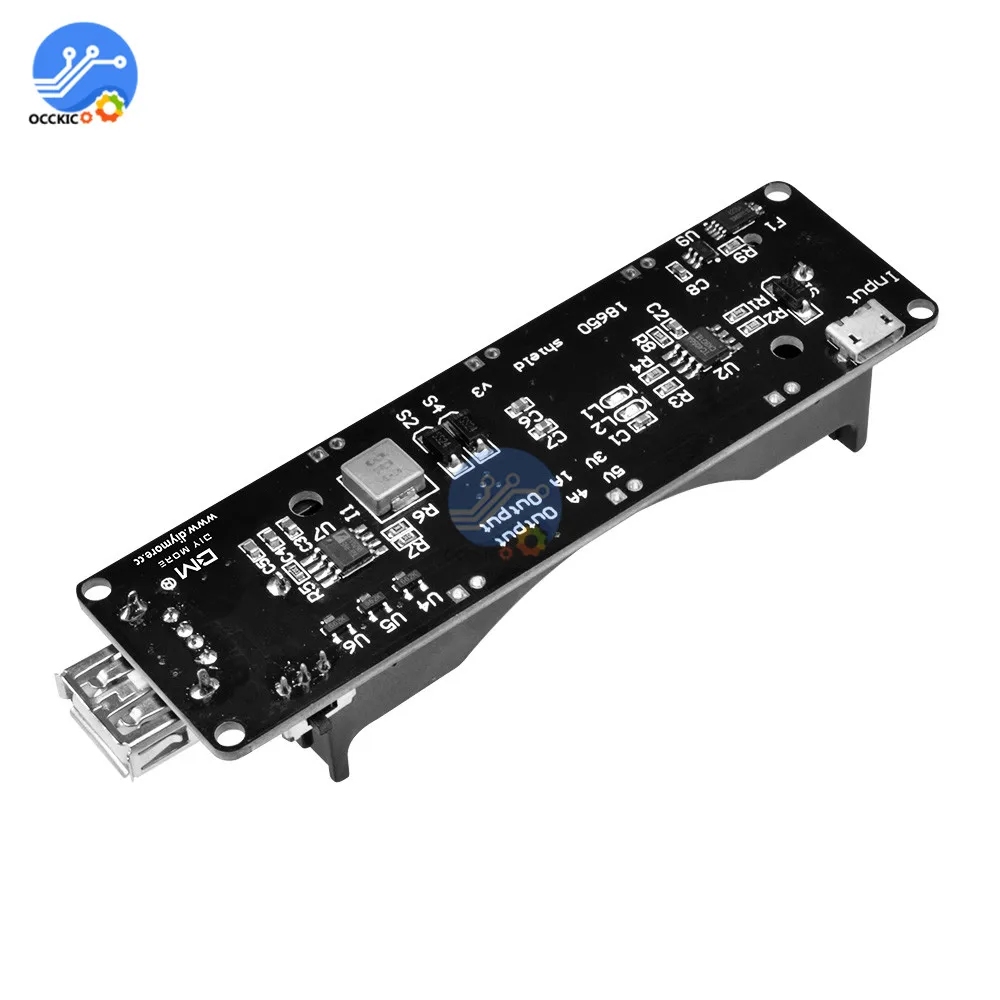Bms 18650 Защита аккумулятора V3 Плата расширения ESP32 Micro USB порт type-A USB модуль для Arduino Wemos держатель батареи балансир