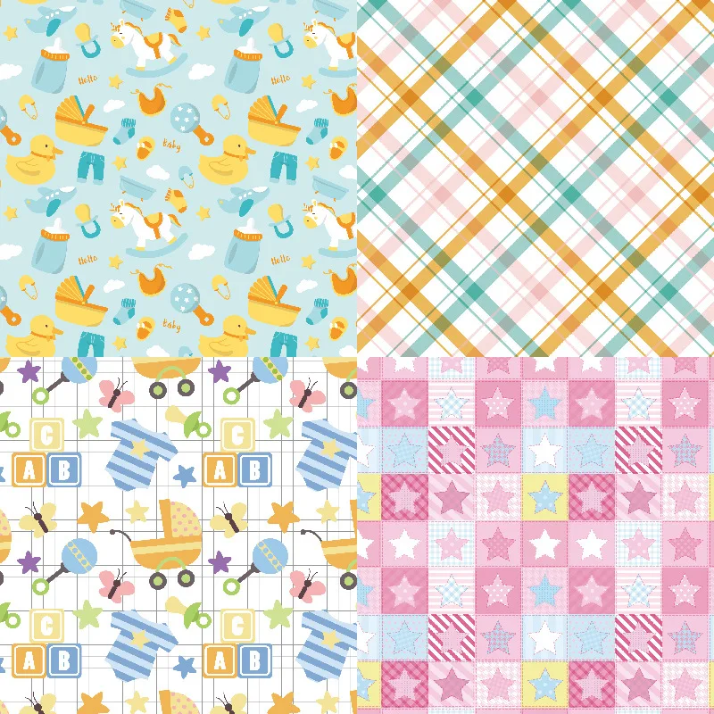 

24pcvintage Style Patterned Paper6 Inche Scrapbooking Paper Pack For Card Making Handmade Background Decorative Paper Crafts