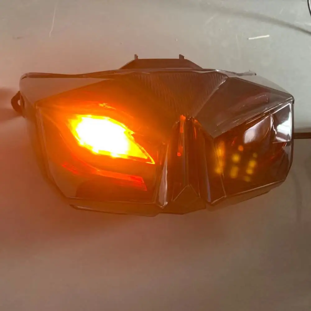 Для Yamaha BWS R 125 BWSR 125 светодиодный 12V мотоцикл тормозных хвост светильник задний фонарь интегрированный указатель поворота скутер аксессуары