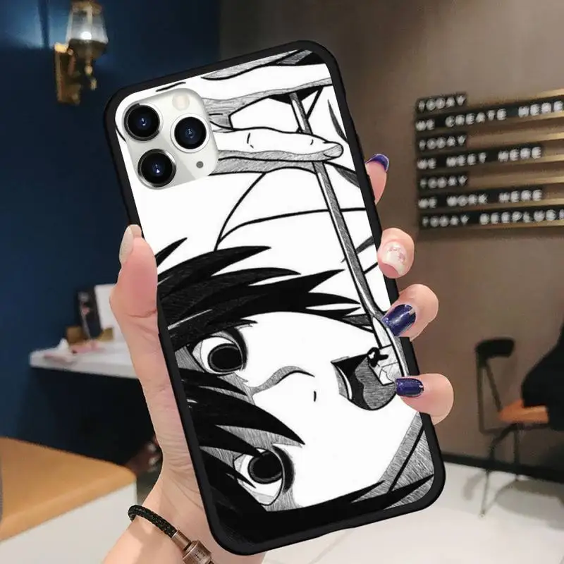 

Death Note Phone Case for iPhone 11 12 pro XS MAX 8 7 6 6S Plus X 5S SE 2020 XR Soft silicone