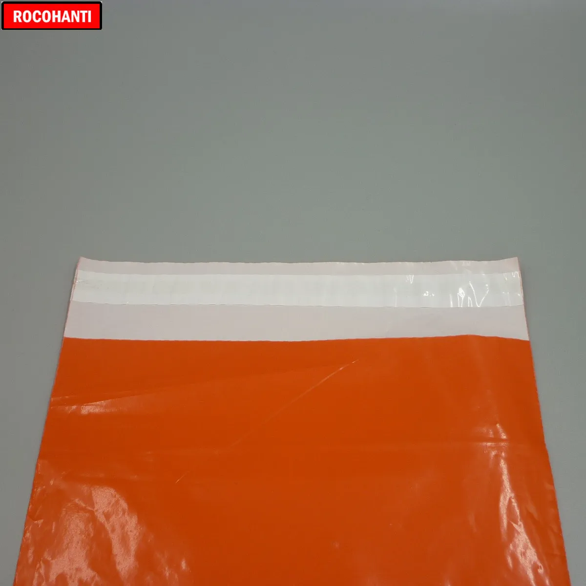 100X заказной логотип напечатанный толстый красный полиэтиленовый пакет поли