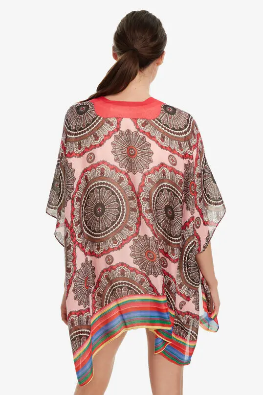 Испания desigual Женская красочное пляжное полотенце солнцезащитный крем шаль шарф для поездок от AliExpress WW